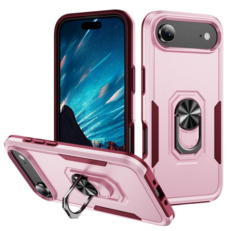Pioneer Armor Heavy Duty PC + TPU Phone Case with Holder, For iPhone Air, For iPhone 16 Pro Max