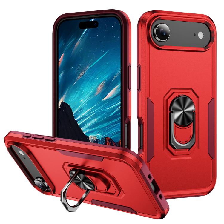 Pioneer Armor Heavy Duty PC + TPU Phone Case with Holder, For iPhone Air, For iPhone 16 Pro Max
