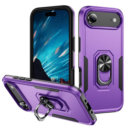 Pioneer Armor Heavy Duty PC + TPU Phone Case with Holder, For iPhone Air, For iPhone 16 Pro Max