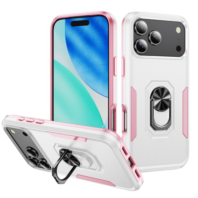 Pioneer Armor Heavy Duty PC + TPU Phone Case with Holder, For iPhone 18 Pro, For iPhone 18 Pro Max