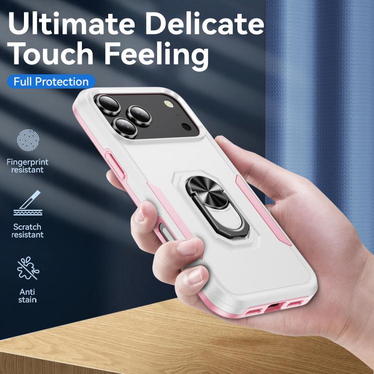 Pioneer Armor Heavy Duty PC + TPU Phone Case with Holder, For iPhone 18 Pro, For iPhone 18 Pro Max