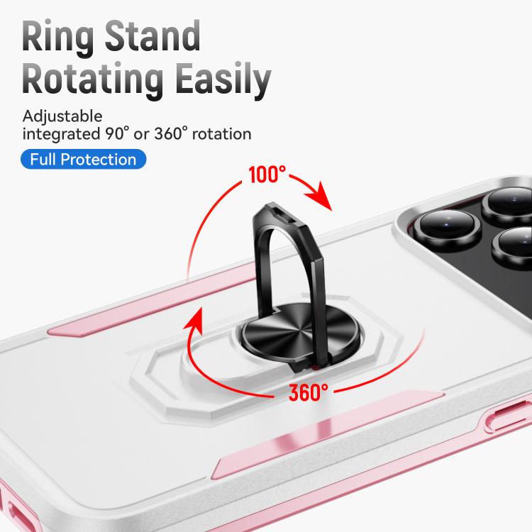 Pioneer Armor Heavy Duty PC + TPU Phone Case with Holder, For iPhone 18 Pro, For iPhone 18 Pro Max