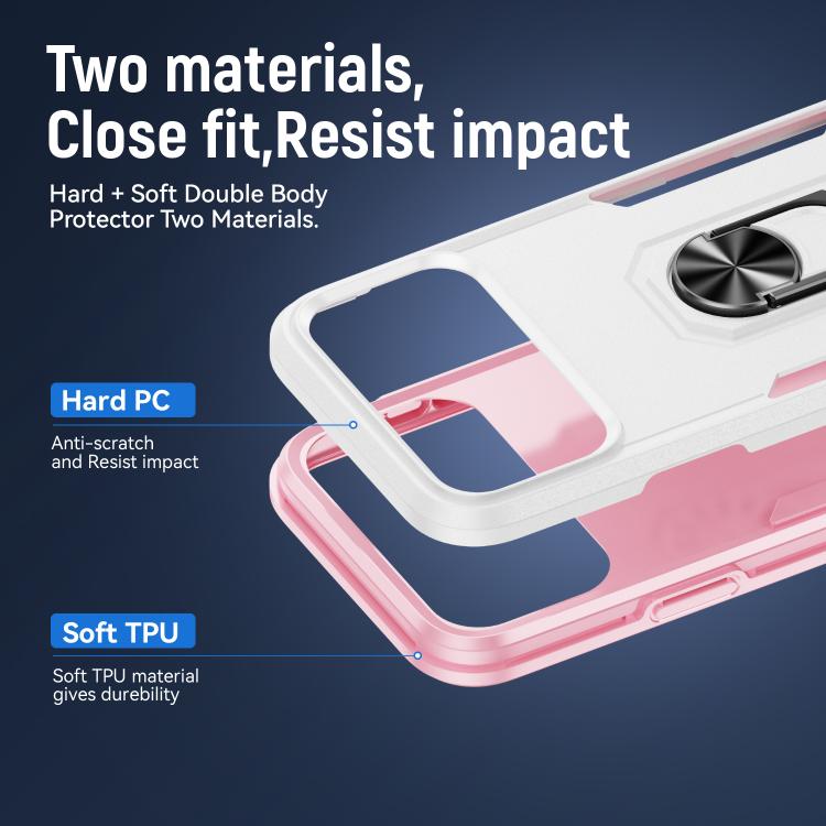 Pioneer Armor Heavy Duty PC + TPU Phone Case with Holder, For iPhone 18 Pro, For iPhone 18 Pro Max