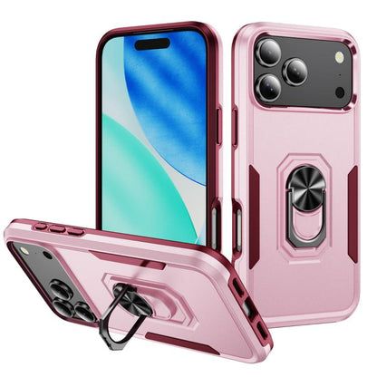 Pioneer Armor Heavy Duty PC + TPU Phone Case with Holder, For iPhone 18 Pro, For iPhone 18 Pro Max