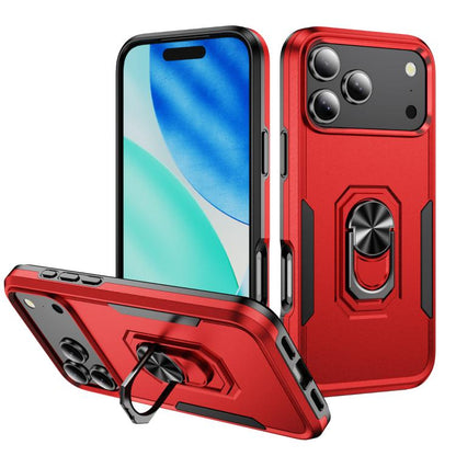 Pioneer Armor Heavy Duty PC + TPU Phone Case with Holder, For iPhone 18 Pro, For iPhone 18 Pro Max