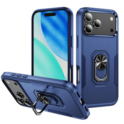 Pioneer Armor Heavy Duty PC + TPU Phone Case with Holder, For iPhone 18 Pro, For iPhone 18 Pro Max