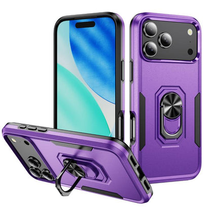 Pioneer Armor Heavy Duty PC + TPU Phone Case with Holder, For iPhone 18 Pro, For iPhone 18 Pro Max