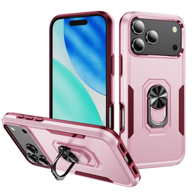 Pioneer Armor Heavy Duty PC + TPU Phone Case with Holder, For iPhone 18 Pro, For iPhone 18 Pro Max
