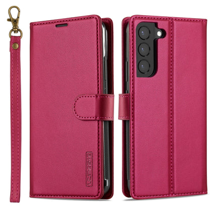 LC.IMEEKE L2 Series Detachable Magsafe PU Phone Case with Lanyard, For Samsung Galaxy S20 FE 5G, For Samsung Galaxy S22+ 5G