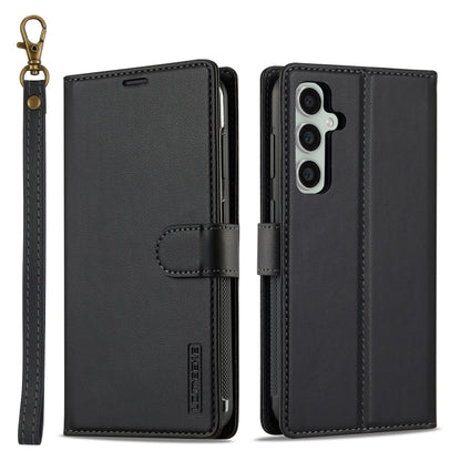 LC.IMEEKE L2 Series Detachable Magsafe PU Phone Case with Lanyard, For Samsung Galaxy S24 FE 5G, For Samsung Galaxy S24 Ultra 5G, For Samsung Galaxy S24+ 5G, For Samsung Galaxy S24 5G