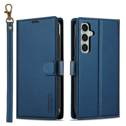 LC.IMEEKE L2 Series Detachable Magsafe PU Phone Case with Lanyard, For Samsung Galaxy S24 FE 5G, For Samsung Galaxy S24 Ultra 5G, For Samsung Galaxy S24+ 5G, For Samsung Galaxy S24 5G