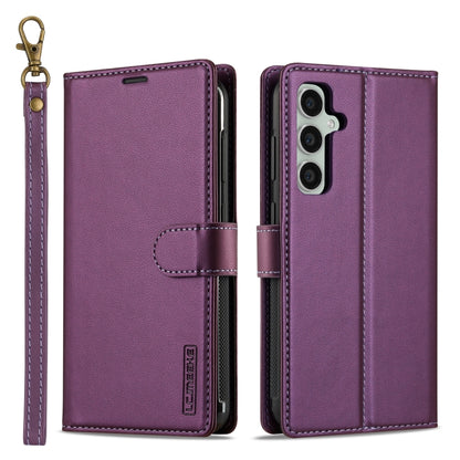 LC.IMEEKE L2 Series Detachable Magsafe PU Phone Case with Lanyard, For Samsung Galaxy S24 FE 5G, For Samsung Galaxy S24 Ultra 5G, For Samsung Galaxy S24+ 5G, For Samsung Galaxy S24 5G