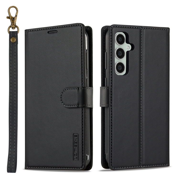 LC.IMEEKE L2 Series Detachable Magsafe PU Phone Case with Lanyard, For Samsung Galaxy S24 FE 5G, For Samsung Galaxy S24 Ultra 5G, For Samsung Galaxy S24+ 5G, For Samsung Galaxy S24 5G