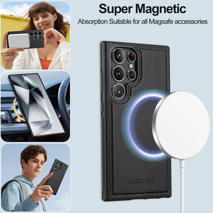 LC.IMEEKE L2 Series Detachable Magsafe PU Phone Case with Lanyard, For Samsung Galaxy S24 Ultra 5G, For Samsung Galaxy S24+ 5G, For Samsung Galaxy S24 5G, For Samsung Galaxy S23 FE 5G