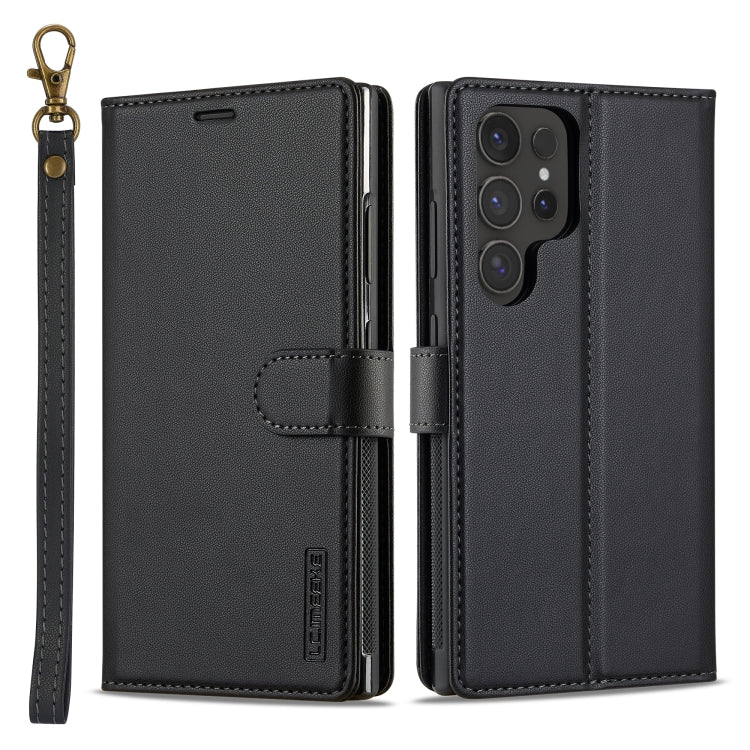 LC.IMEEKE L2 Series Detachable Magsafe PU Phone Case with Lanyard, For Samsung Galaxy S24 Ultra 5G, For Samsung Galaxy S24+ 5G, For Samsung Galaxy S24 5G, For Samsung Galaxy S23 FE 5G