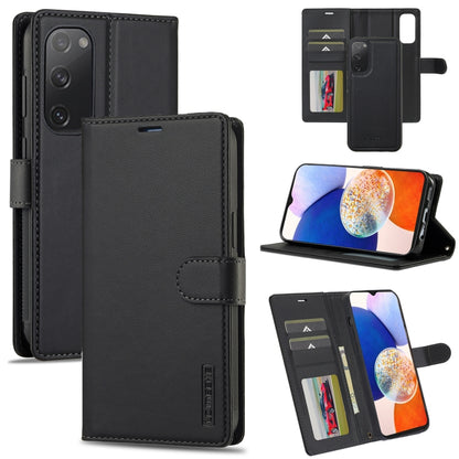 LC.IMEEKE L2 Series Detachable Magsafe PU Phone Case with Lanyard, For Samsung Galaxy S20 FE 5G, For Samsung Galaxy S22+ 5G