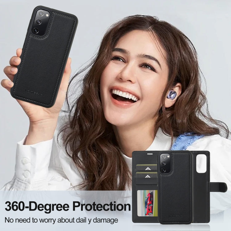 LC.IMEEKE L2 Series Detachable Magsafe PU Phone Case with Lanyard, For Samsung Galaxy S20 FE 5G, For Samsung Galaxy S22+ 5G