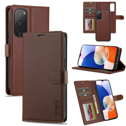 LC.IMEEKE L2 Series Detachable Magsafe PU Phone Case with Lanyard, For Samsung Galaxy S23 FE 5G, For Samsung Galaxy S20 FE 5G, For Samsung Galaxy S22+ 5G