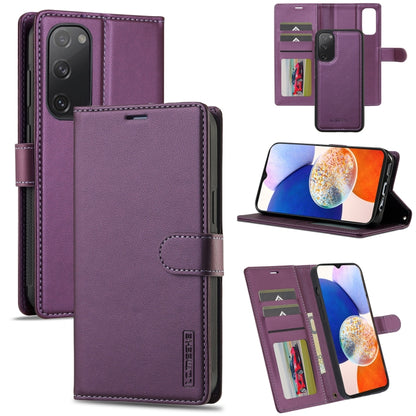 LC.IMEEKE L2 Series Detachable Magsafe PU Phone Case with Lanyard, For Samsung Galaxy S23 FE 5G, For Samsung Galaxy S20 FE 5G, For Samsung Galaxy S22+ 5G