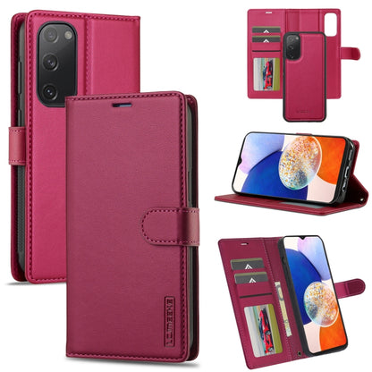 LC.IMEEKE L2 Series Detachable Magsafe PU Phone Case with Lanyard, For Samsung Galaxy S23 FE 5G, For Samsung Galaxy S20 FE 5G, For Samsung Galaxy S22+ 5G