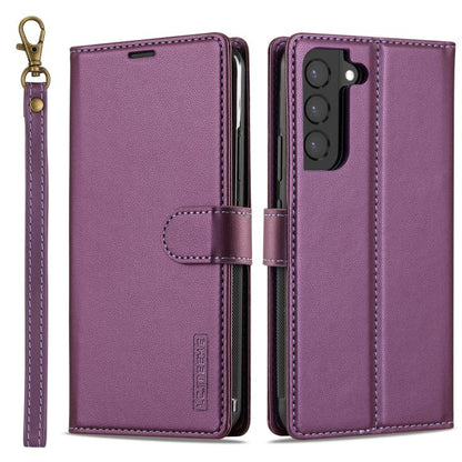 LC.IMEEKE L2 Series Detachable Magsafe PU Phone Case with Lanyard, For Samsung Galaxy S25 Edge 5G, For Samsung Galaxy S25 5G, For Samsung Galaxy S25+ 5G, For Samsung Galaxy S25 Ultra 5G