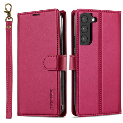 LC.IMEEKE L2 Series Detachable Magsafe PU Phone Case with Lanyard, For Samsung Galaxy S25 Edge 5G, For Samsung Galaxy S25 5G, For Samsung Galaxy S25+ 5G, For Samsung Galaxy S25 Ultra 5G