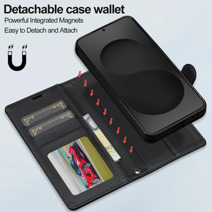 LC.IMEEKE L2 Series Detachable Magsafe PU Phone Case with Lanyard, For Samsung Galaxy S25 Edge 5G, For Samsung Galaxy S25 5G, For Samsung Galaxy S25+ 5G, For Samsung Galaxy S25 Ultra 5G