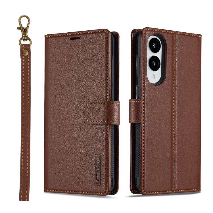 LC.IMEEKE L2 Series Detachable Magsafe PU Phone Case with Lanyard, For Samsung Galaxy S26+ 5G, For Samsung Galaxy S26 Ultra 5G, For Samsung Galaxy S26 5G, For Samsung Galaxy S25 Edge 5G