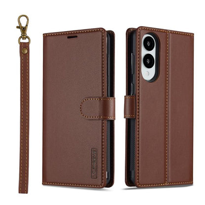 LC.IMEEKE L2 Series Detachable Magsafe PU Phone Case with Lanyard, For Samsung Galaxy S26+ 5G, For Samsung Galaxy S26 Ultra 5G, For Samsung Galaxy S26 5G, For Samsung Galaxy S25 Edge 5G