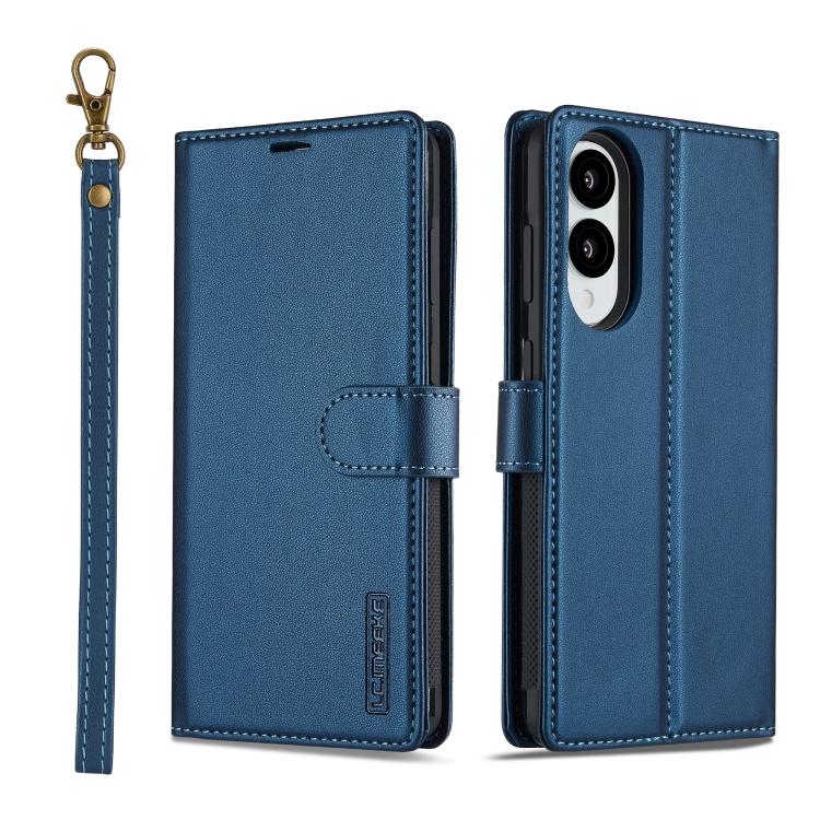 LC.IMEEKE L2 Series Detachable Magsafe PU Phone Case with Lanyard, For Samsung Galaxy S26+ 5G, For Samsung Galaxy S26 Ultra 5G, For Samsung Galaxy S26 5G, For Samsung Galaxy S25 Edge 5G
