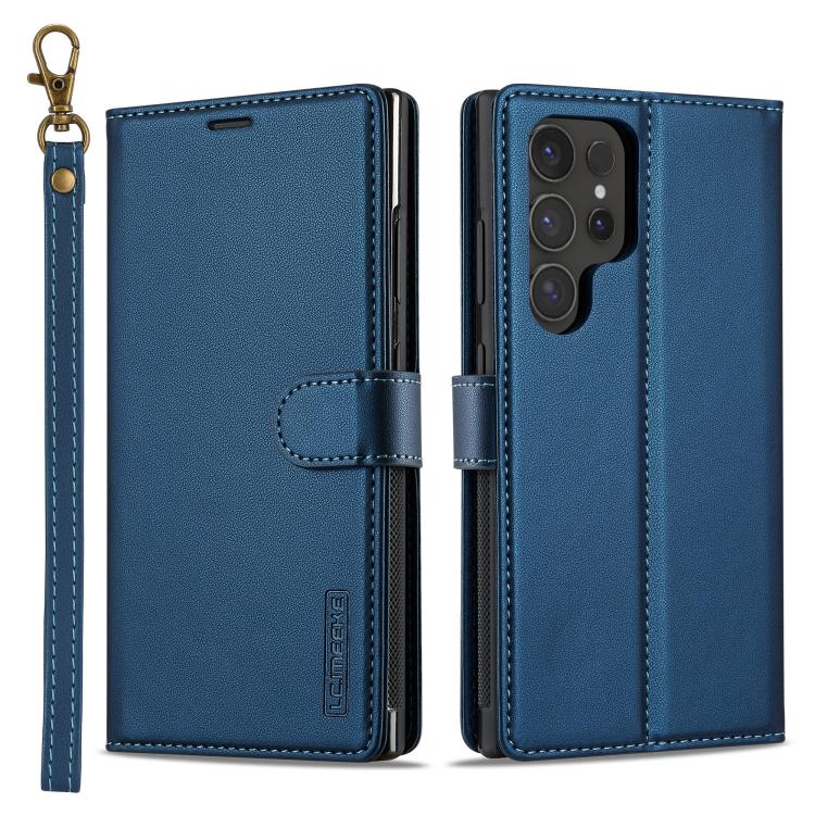 LC.IMEEKE L2 Series Detachable Magsafe PU Phone Case with Lanyard, For Samsung Galaxy S26+ 5G, For Samsung Galaxy S26 Ultra 5G, For Samsung Galaxy S26 5G, For Samsung Galaxy S25 Edge 5G