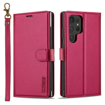 LC.IMEEKE L2 Series Detachable Magsafe PU Phone Case with Lanyard, For Samsung Galaxy S26+ 5G, For Samsung Galaxy S26 Ultra 5G, For Samsung Galaxy S26 5G, For Samsung Galaxy S25 Edge 5G