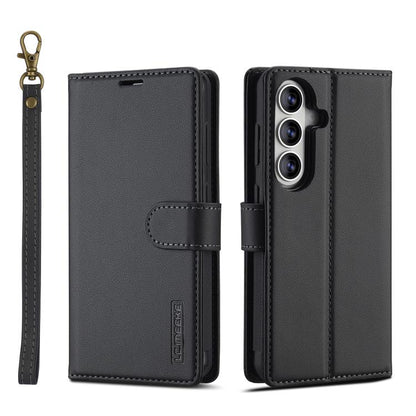LC.IMEEKE L2 Series Detachable Magsafe PU Phone Case with Lanyard, For Samsung Galaxy S26+ 5G, For Samsung Galaxy S26 Ultra 5G, For Samsung Galaxy S26 5G, For Samsung Galaxy S25 Edge 5G