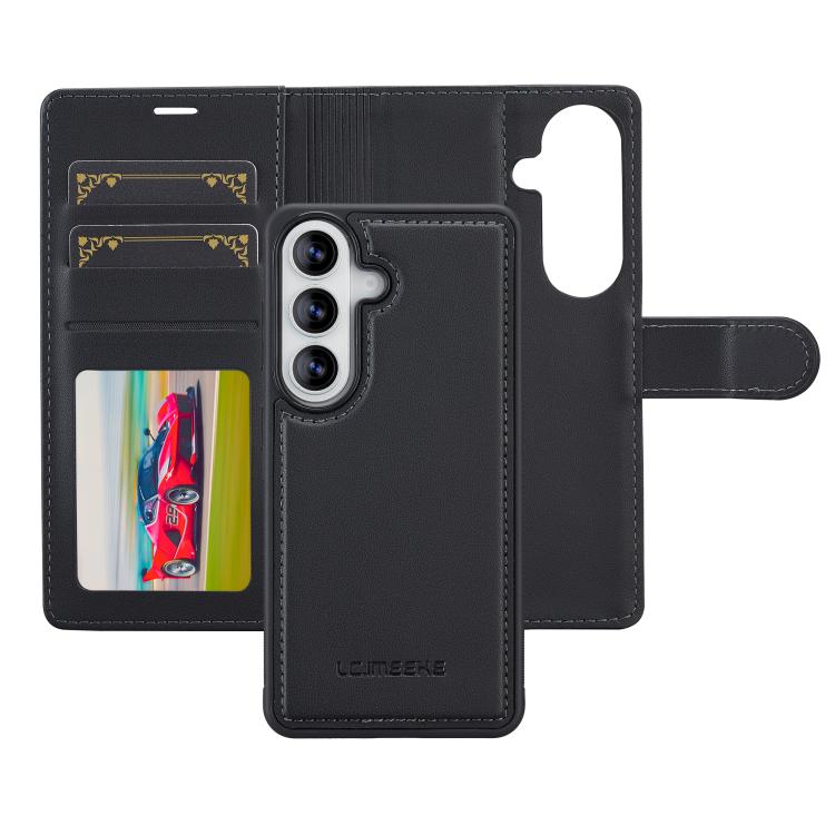 LC.IMEEKE L2 Series Detachable Magsafe PU Phone Case with Lanyard, For Samsung Galaxy S26+ 5G, For Samsung Galaxy S26 Ultra 5G, For Samsung Galaxy S26 5G, For Samsung Galaxy S25 Edge 5G