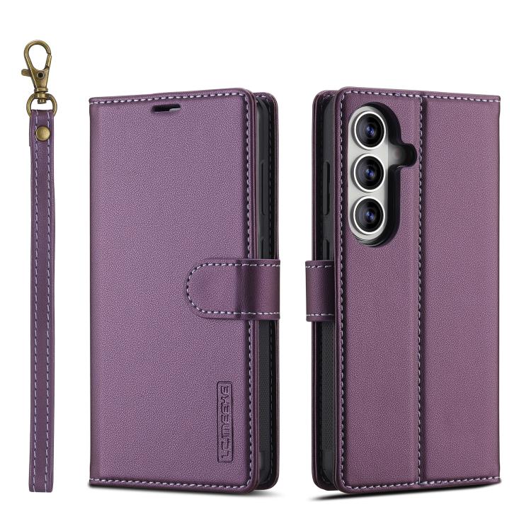 LC.IMEEKE L2 Series Detachable Magsafe PU Phone Case with Lanyard, For Samsung Galaxy S26+ 5G, For Samsung Galaxy S26 Ultra 5G, For Samsung Galaxy S26 5G, For Samsung Galaxy S25 Edge 5G