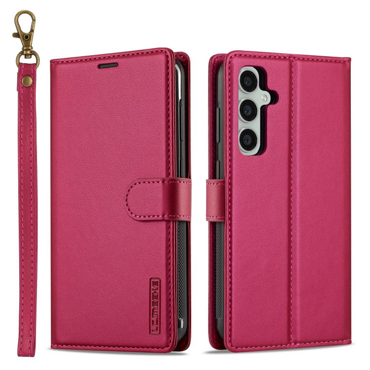 LC.IMEEKE L2 Series Detachable Magsafe PU Phone Case with Lanyard, For Galaxy S26 FE 5G, For Samsung Galaxy S26+ 5G, For Samsung Galaxy S26 Ultra 5G, For Samsung Galaxy S26 5G