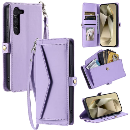 Wallet Multi-card Slot Leather Phone Case with Lanyard, For Samsung Galaxy S23 FE 5G, For Samsung Galaxy S23 Ultra 5G, For Samsung Galaxy S23+ 5G, For Samsung Galaxy S23 5G