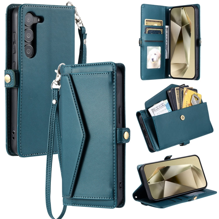 Wallet Multi-card Slot Leather Phone Case with Lanyard, For Samsung Galaxy S23 FE 5G, For Samsung Galaxy S23 Ultra 5G, For Samsung Galaxy S23+ 5G, For Samsung Galaxy S23 5G