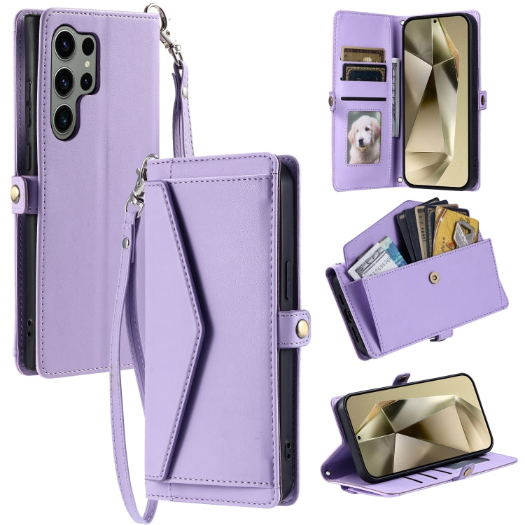Wallet Multi-card Slot Leather Phone Case with Lanyard, For Samsung Galaxy S23 FE 5G, For Samsung Galaxy S23 Ultra 5G, For Samsung Galaxy S23+ 5G, For Samsung Galaxy S23 5G