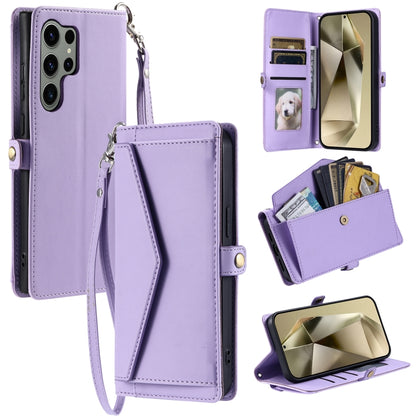 Wallet Multi-card Slot Leather Phone Case with Lanyard, For Samsung Galaxy S23 FE 5G, For Samsung Galaxy S23 Ultra 5G, For Samsung Galaxy S23+ 5G, For Samsung Galaxy S23 5G