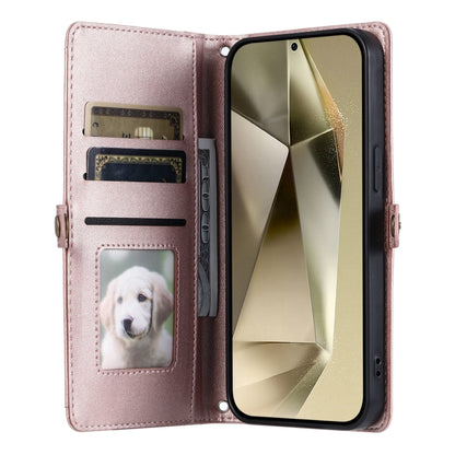 Wallet Multi-card Slot Leather Phone Case with Lanyard, For Samsung Galaxy S24 FE 5G, For Samsung Galaxy S24 Ultra 5G, For Samsung Galaxy S24+ 5G, For Samsung Galaxy S24 5G