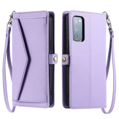 Wallet Multi-card Slot Leather Phone Case with Lanyard, For Samsung Galaxy S21 5G, For Samsung Galaxy S20 FE 5G