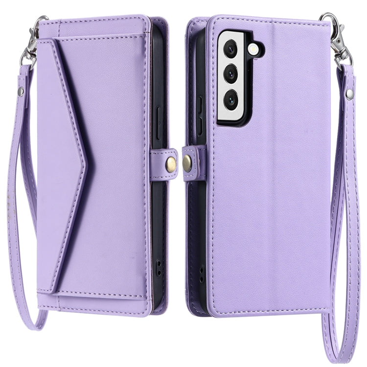 Wallet Multi-card Slot Leather Phone Case with Lanyard, For Samsung Galaxy S21 5G, For Samsung Galaxy S20 FE 5G