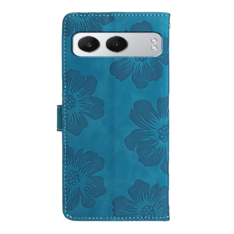 Flower Embossing Pattern Leather Phone Case, For OnePlus Nord 4