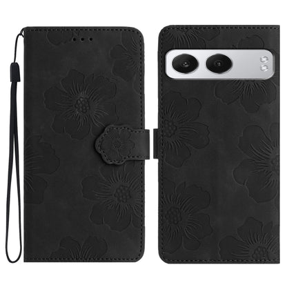 Flower Embossing Pattern Leather Phone Case, For OnePlus Nord 4