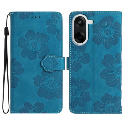 Flower Embossing Pattern Leather Phone Case, For OnePlus Ace 6, For OnePlus 15, For OnePlus Nord 5, For OnePlus Nord CE5