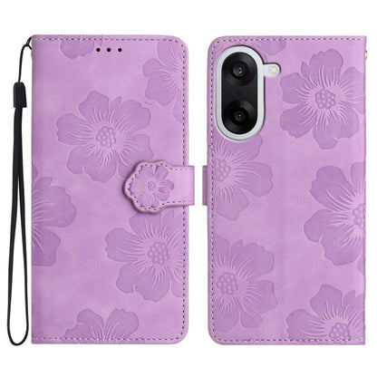 Flower Embossing Pattern Leather Phone Case, For OnePlus Ace 6, For OnePlus 15, For OnePlus Nord 5, For OnePlus Nord CE5