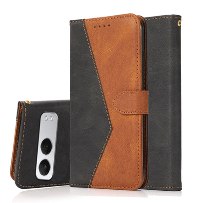 Dual-color Stitching Leather Phone Case, For OnePlus Nord 4