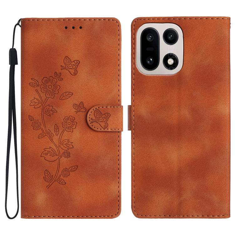 Flower Butterfly Embossing Pattern Leather Phone Case, For OnePlus Ace 6, For OnePlus 15, For OnePlus Nord 5, For OnePlus Nord CE5
