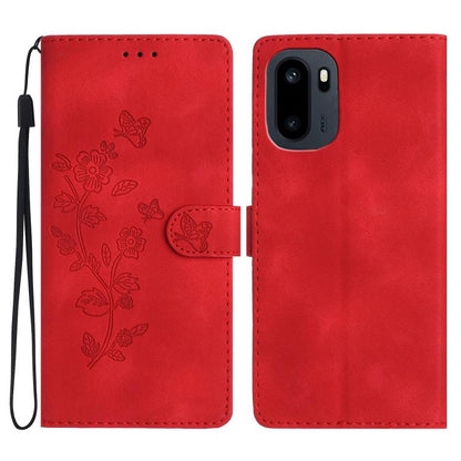 Flower Butterfly Embossing Pattern Leather Phone Case, For OnePlus Ace 6, For OnePlus 15, For OnePlus Nord 5, For OnePlus Nord CE5